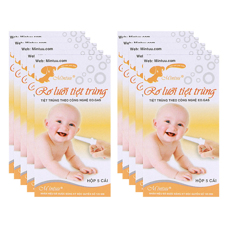 Combo 10 Hộp Rơ Lưỡi Mintuu (50 Cái)