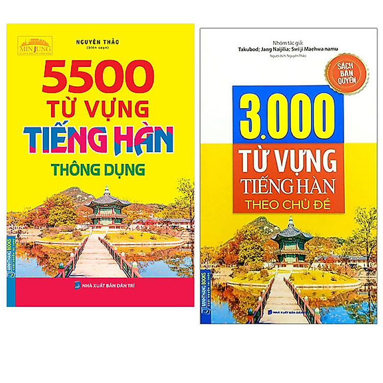 5500 Từ Vựng Tiếng Hàn Thông Dụng