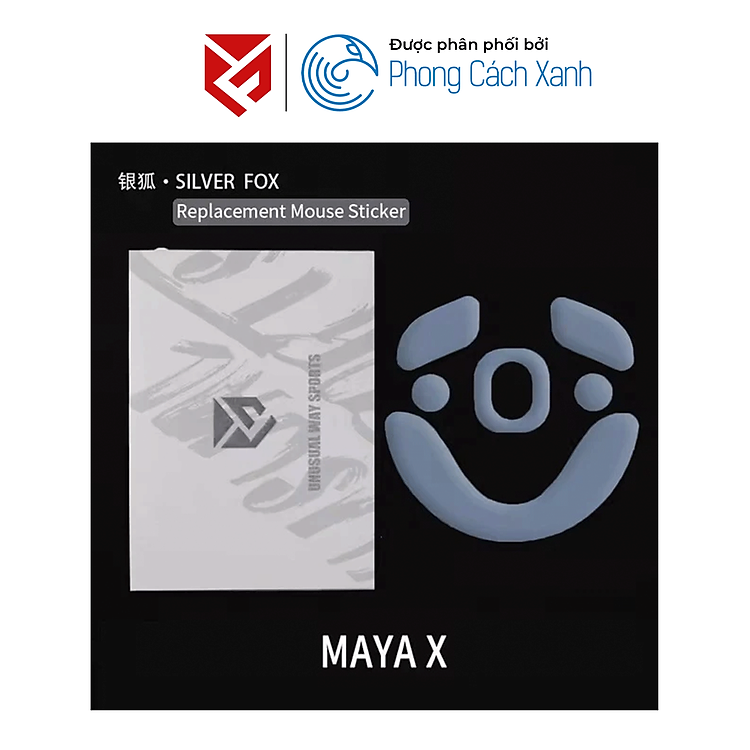 Feet chuột PTFE Unusual Way Sport Silver Fox - Lamzu MayaX (1 bộ) - Hàng Chính Hãng