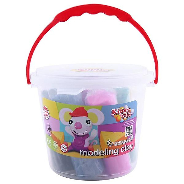 Đất Nặn Học Tập 8 Màu Kiddy Clay BK7008 (700g)