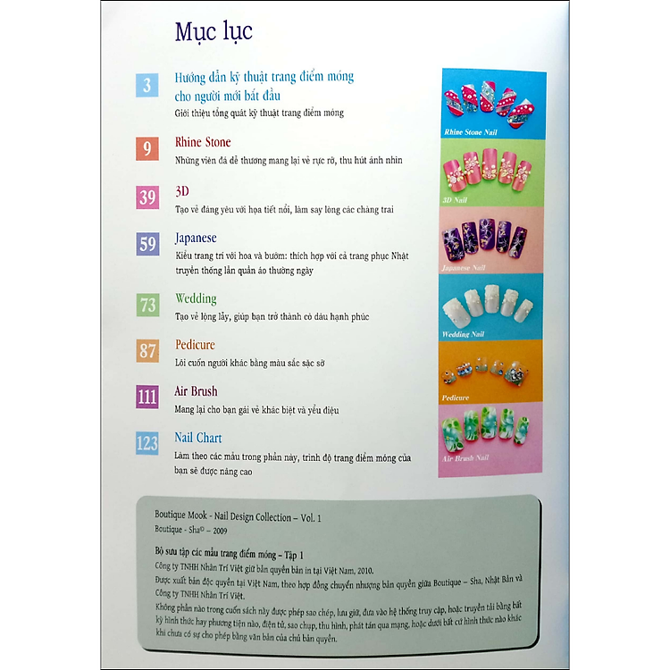 Bộ Sưu Tập Các Mẫu Trang Điểm Móng (Tập 1) - Ảnh 2