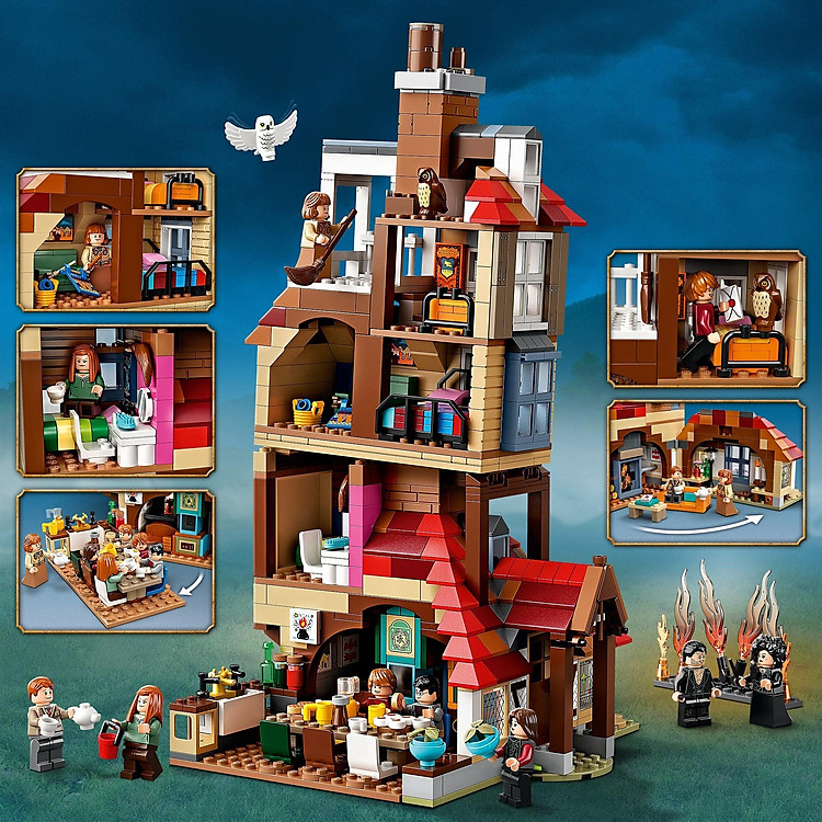 LEGO Harry Potter 75980 - Tấn Công Hang Sóc Chính hãng Tiết kiệm - Hình ảnh 4