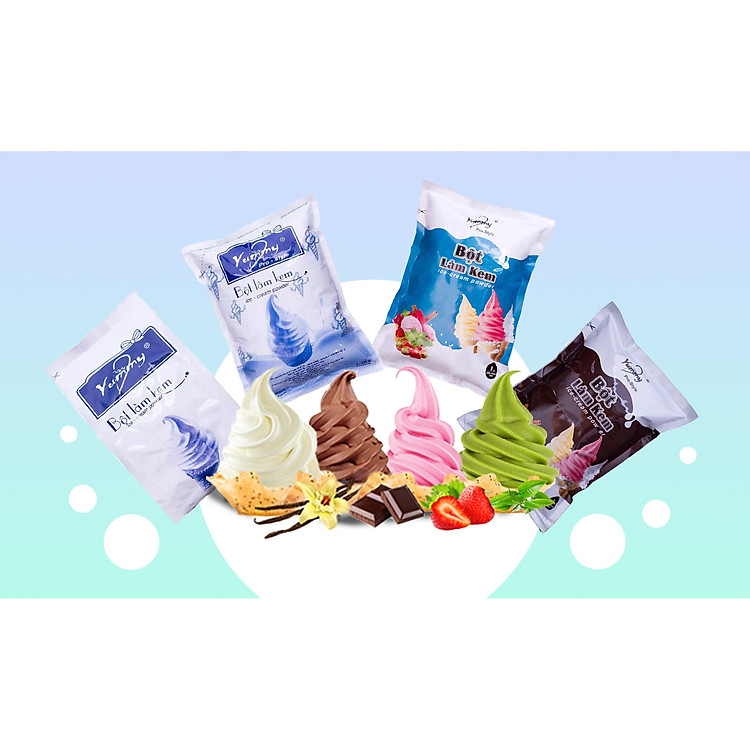 Bột làm kem tươi 30 mùi