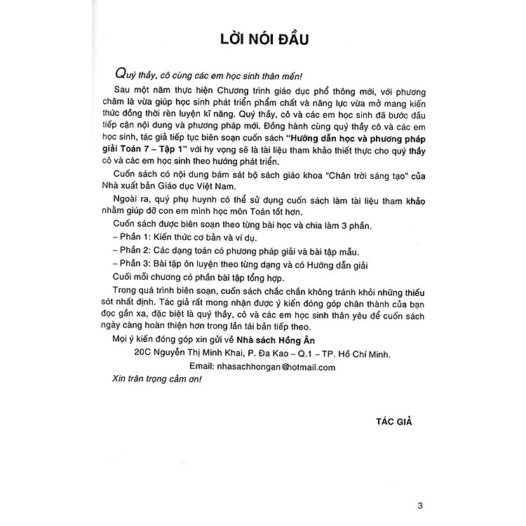 Hướng Dẫn Học Và Phương Pháp Giải Toán Lớp 7 - Ảnh 4