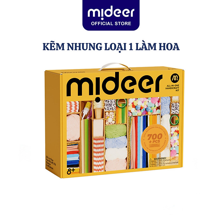 Mua tại Tiki: Kẽm nhung hoa Mideer - Bộ kit thủ công Chính hãng Giá rẻ