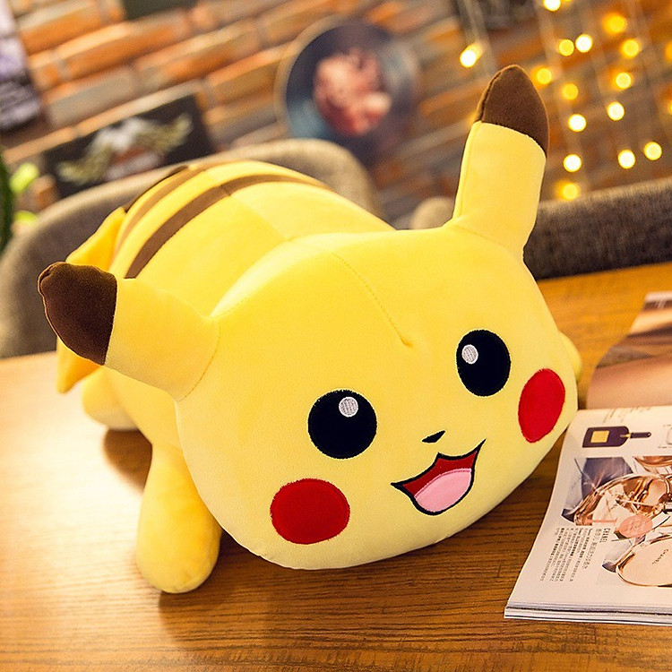 Gấu bông Pikachu nằm mềm êm Chính hãng Tiết kiệm - Hình ảnh 4