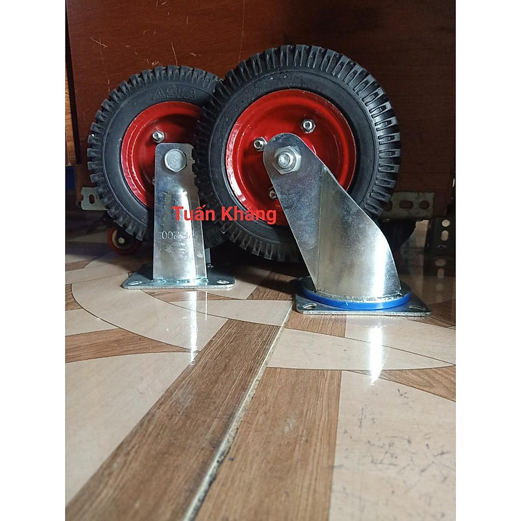 Bánh xe đẩy hàng 200mm xoay 360 độ chịu tải tốt