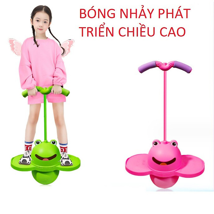 Bóng nhảy trẻ em Ếch Cười - Xanh Chính hãng Giá rẻ - Hình ảnh 3