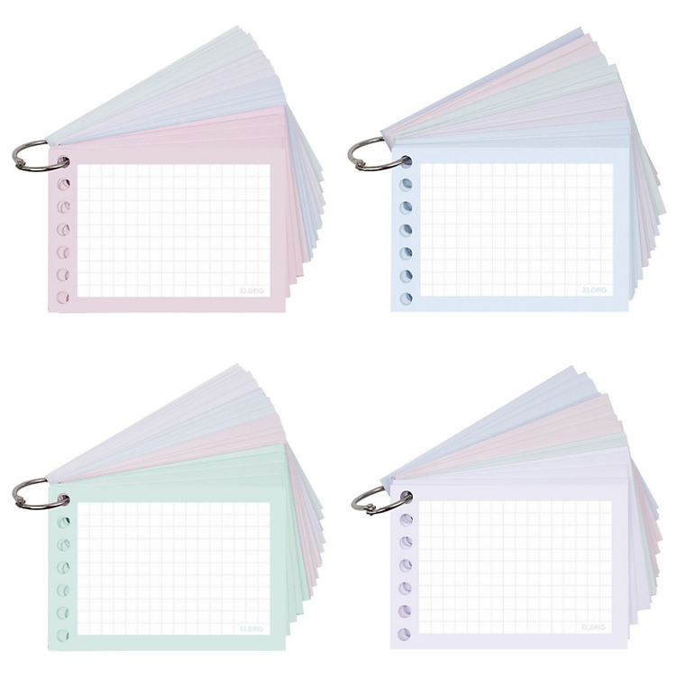 Tệp Binder Card A7 (80 tờ, 4 màu)