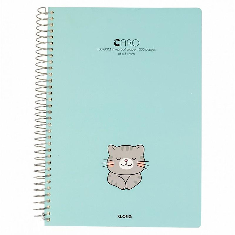 Sổ Caro lò xo KLONG A4 (300 trang) - Ảnh 2