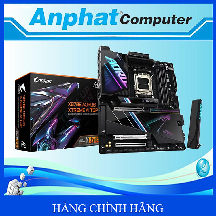 Bo Mạch Chủ Main Gigabyte X870E AORUS X TREME AI TOP Socket AM5 - Hàng Chính Hãng