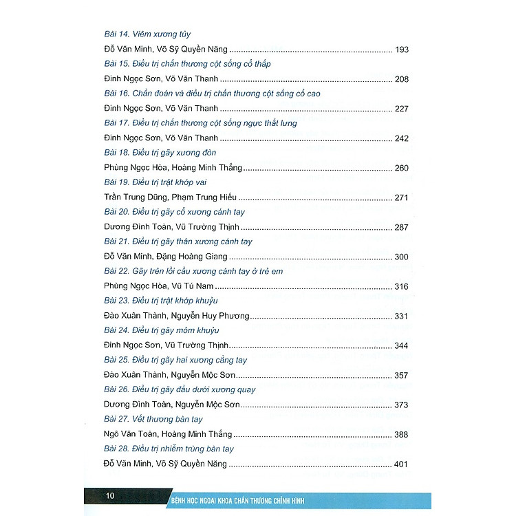 Bệnh Học Ngoại Khoa Chấn Thương Chỉnh Hình - Ảnh 2