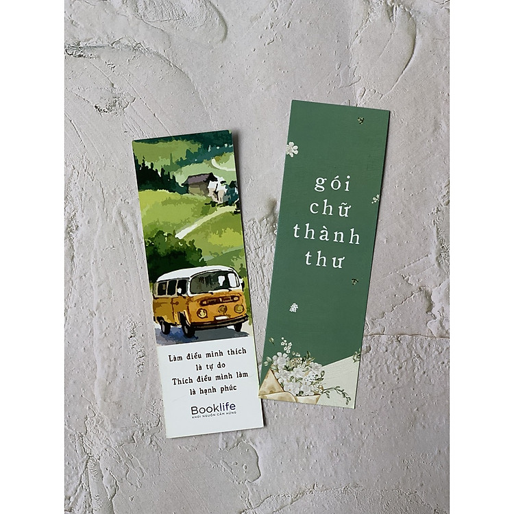 Bookmark kẹp sách giấy cứng - Ảnh 2