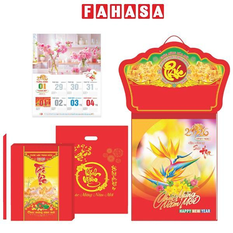 Lịch Bloc 52 Tuần - Dịu Dàng Sắc Hoa - Bảng Treo Metalize - 32 x 42 cm- TĐ49