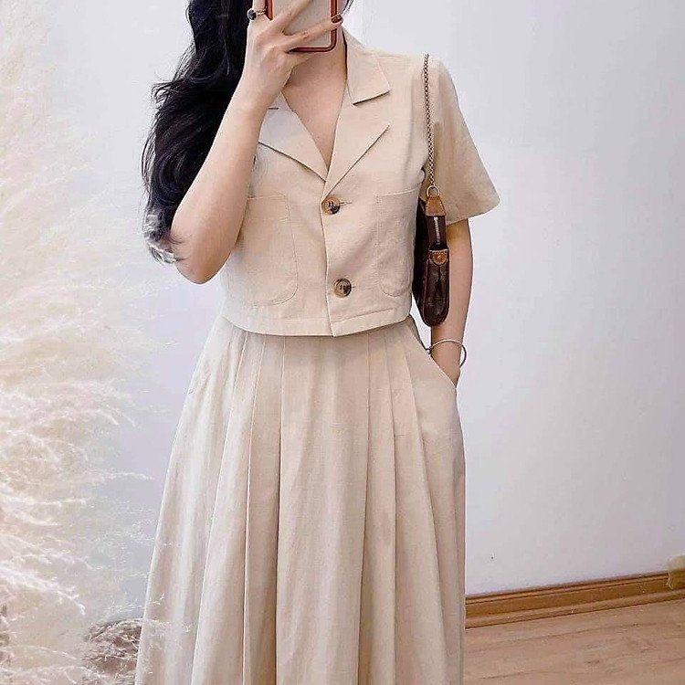 Set áo váy rời phong cách thời thượng