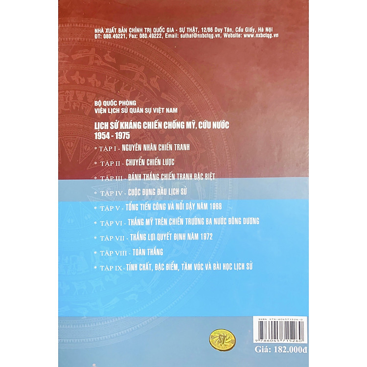 Lịch sử kháng chiến chống Mỹ, cứu nước năm 1954 - 1975 Tập VIII - Ảnh 2