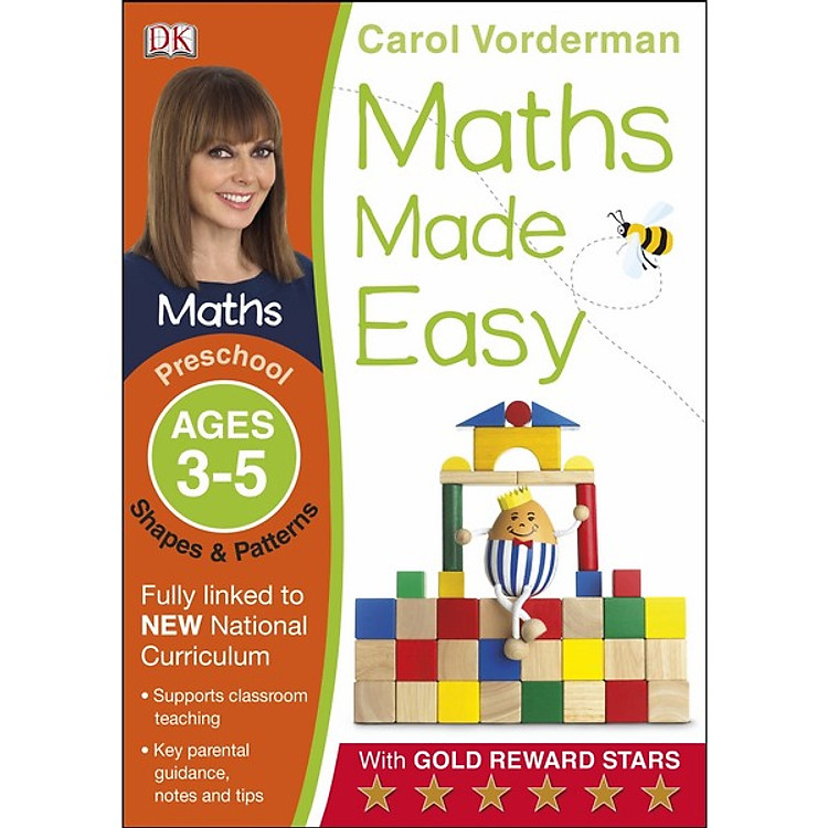 Sách Shapes And Patterns Preschool Ages 3-5