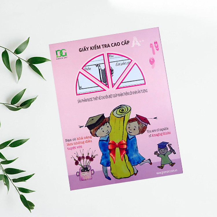 Giấy Kiểm Tra 4 Ô Ly Trắng Dày 100gsm (15 tờ) - Ảnh 2