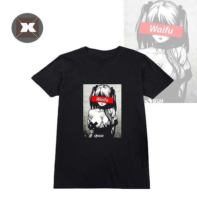 Mẫu áo thun Anime Waifu Hentai độc đẹp giá rẻ