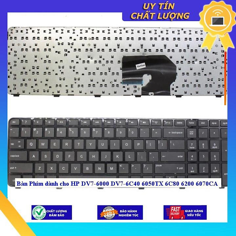 Bàn Phím dùng cho HP DV7-6000 DV7-6C40 6050TX 6C80 6200 6070CA - Hàng Nhập Khẩu New Seal