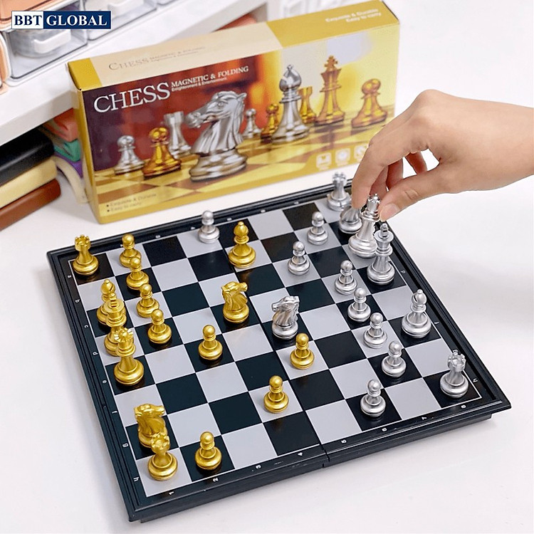 Chọn mua tại Shopee: Bộ cờ vua nam châm 25cm cao cấp - Giá tốt nhất tại Mall Shop