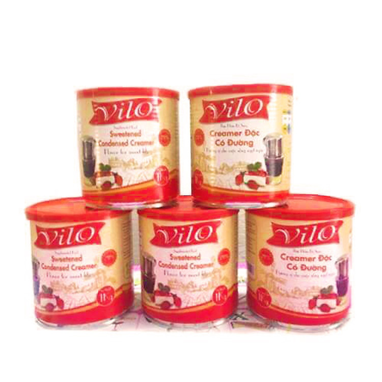 combo 5 hộp Sữa đặc có đường Vilo 1000gr (1kg)