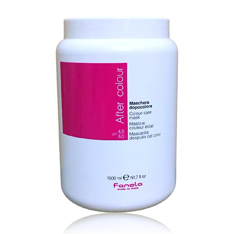 Dầu hấp ủ tóc Fanola Color Care Mask (After Color) giữ màu tóc nhuộm 1500ml