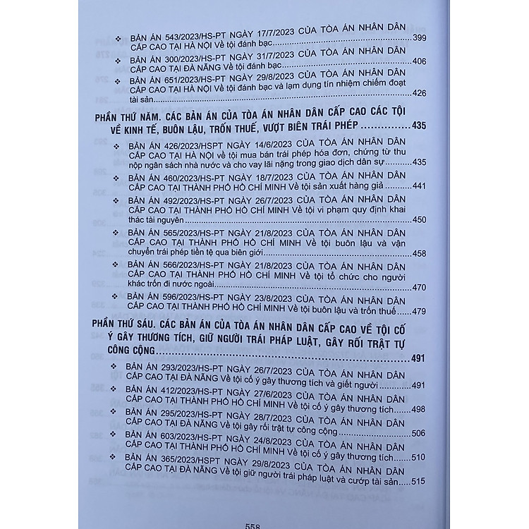 Tuyển Tập Các Bản Án Của Toà Án Nhân Dân Cấp Cao về Hình Sự Và Tố Tụng Hình Sự - Ảnh 6