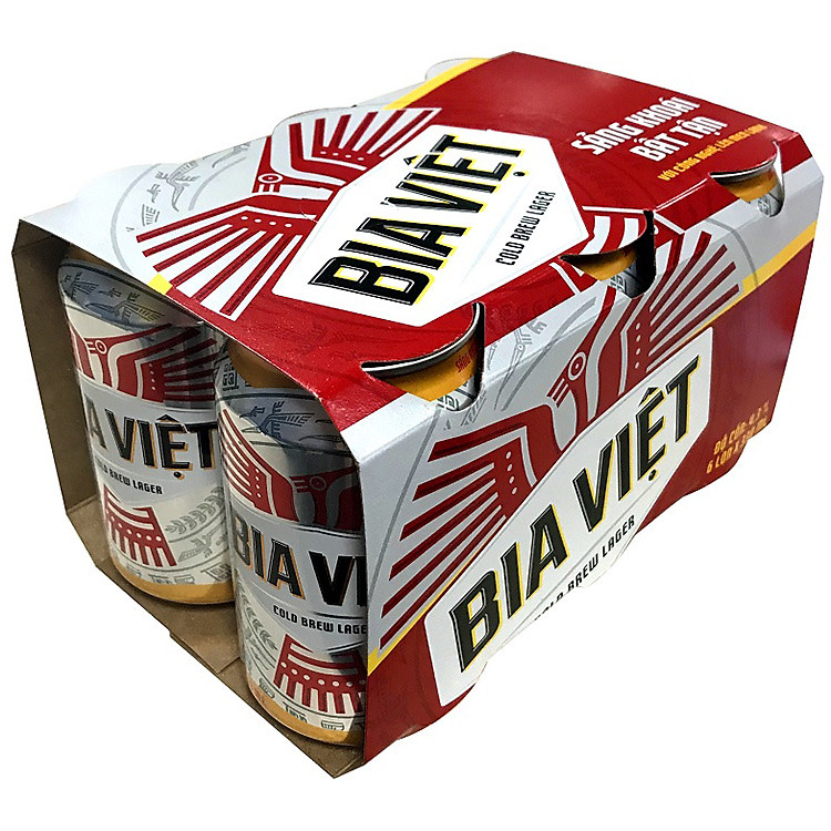 Lốc 6 lon Bia Việt 330ml