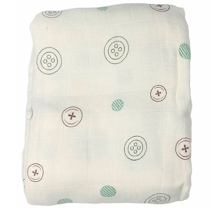 Khăn che nôi vải sợi tre Mamaru Chính hãng Ưu đãi - Hình ảnh 4