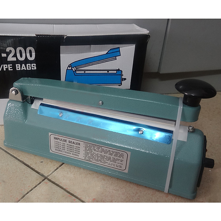 Máy hàn miệng túi dập tay PFS-200 vỏ thép