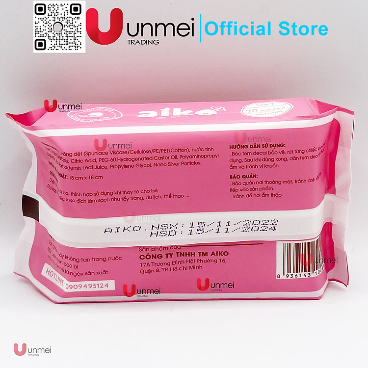 Khăn Uớt Bỏ Túi AIKO 20 Tờ Giá tốt - Hình ảnh 2