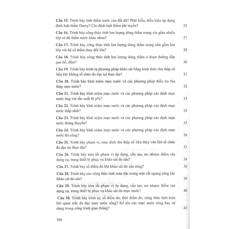 Ôn Tập Thủy Văn - Thủy Lực Công Trình Giao Thông - Ảnh 5
