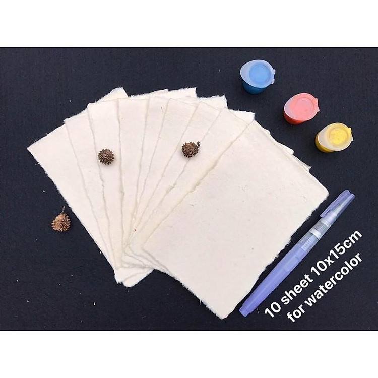 Giấy Dó Vẽ Màu Nước A6 (10x15cm)