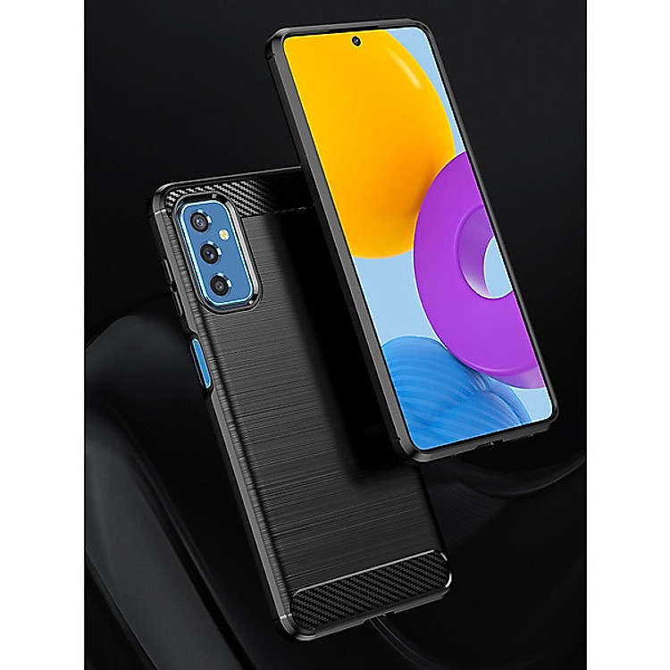 Ốp lưng chống sốc cho Samsung Galaxy M23 , M33, M53 , M52 , M62 Vân Sợi Carbon - Hàng chính hãng