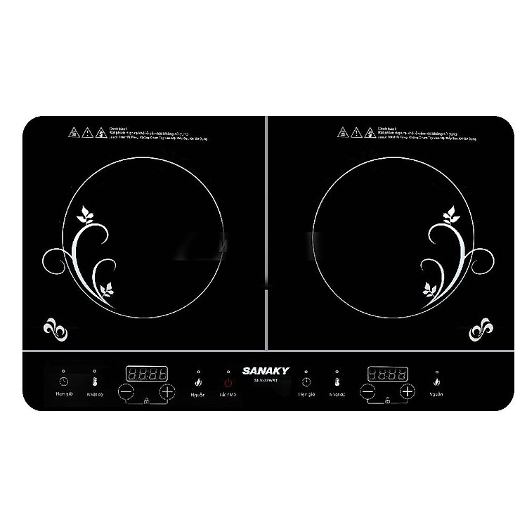 Bếp từ đôi Sanaky SNK-22WBT- Hàng Chính Hãng