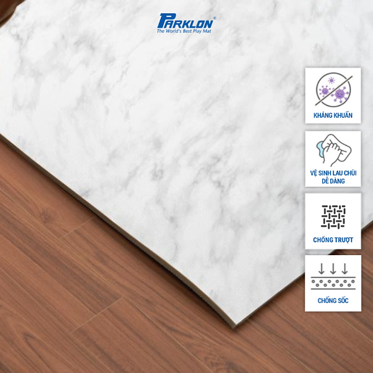 Thảm Em Bé Cao Cấp Parklon Vân Đá Trắng Chính hãng Tiết kiệm - Hình ảnh 5