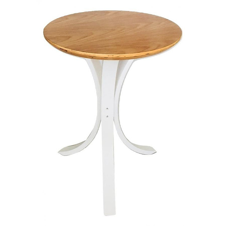 Bàn góc Plyconcept Joy Side Table - Oak and White