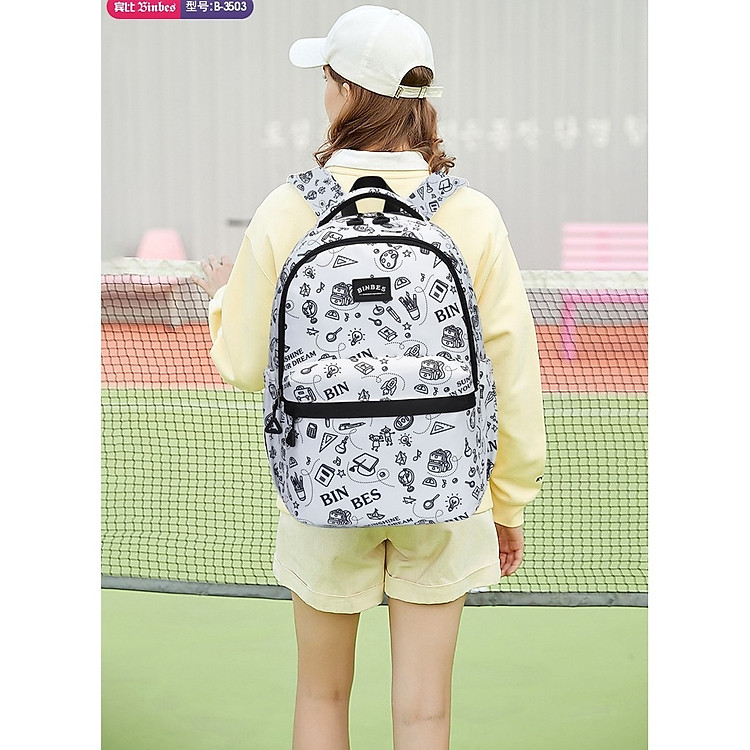 Balo học sinh BINBES 3503 (màu đen)