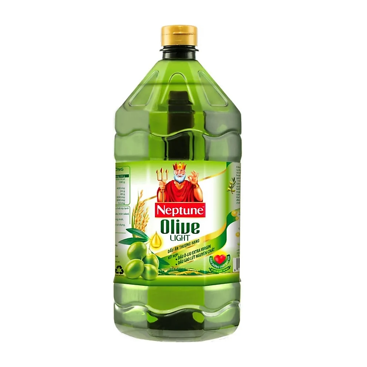 Dầu Ăn Thượng Hạng Neptune Olive Light 2 Lít