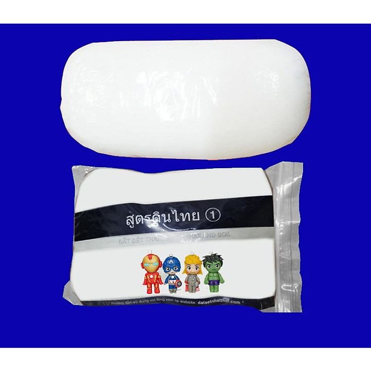Đất sét Thái loại 1 chuyên hoa đất sét, nặn tượng Chibi, móc khóa 500 gram