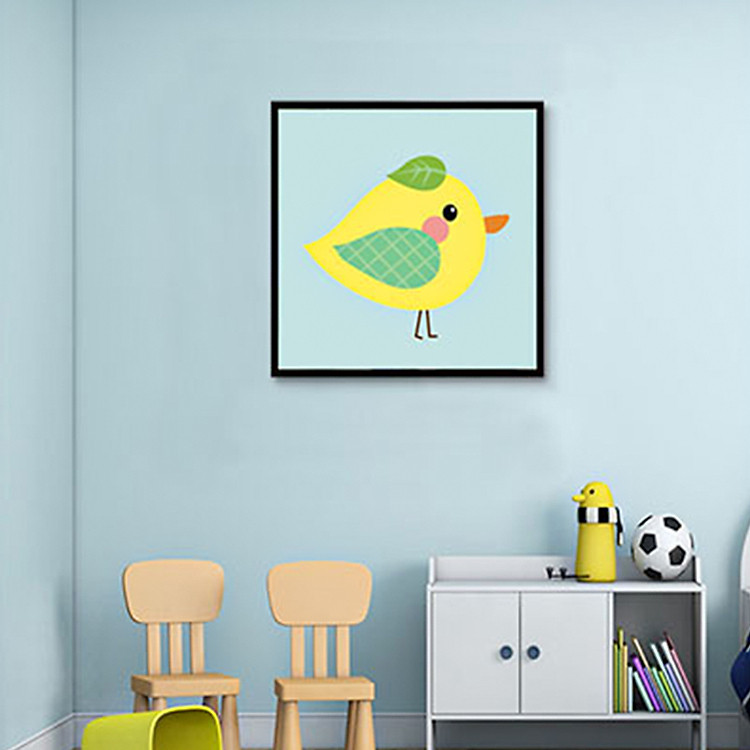 Tranh sơn dầu số hóa động vậ ngộ nghĩnh tranh treo tường trẻ em