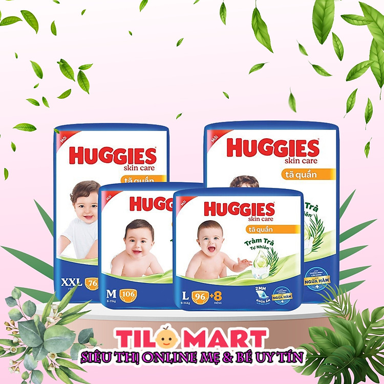 Mua Tã Huggies Tràm Trà Tự Nhiên Mega Jumbo Tiết kiệm - Hình ảnh 2