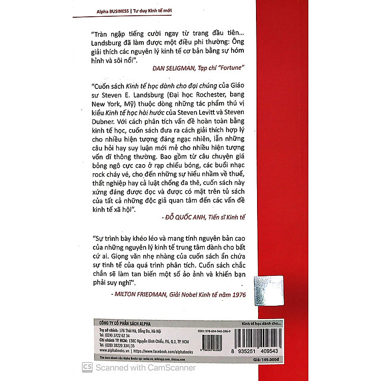 Kinh Tế Học Dành Cho Đại Chúng (Tái Bản 2018) - Ảnh 2
