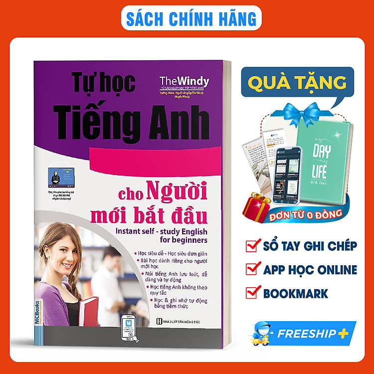 Sách Tự Học Tiếng Anh Cấp Tốc Cho Người Mới Bắt Đầu - Kèm App Học Online