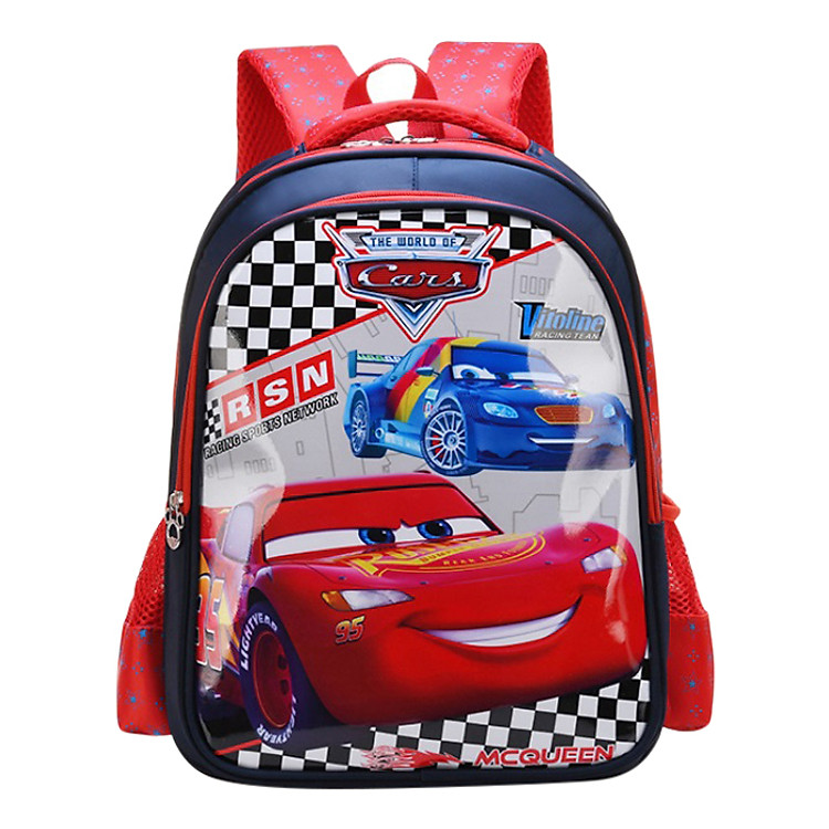 Ba lô mẫu giáo, học sinh cấp 1 siêu nhẹ, chống thấm nước - Ô tô