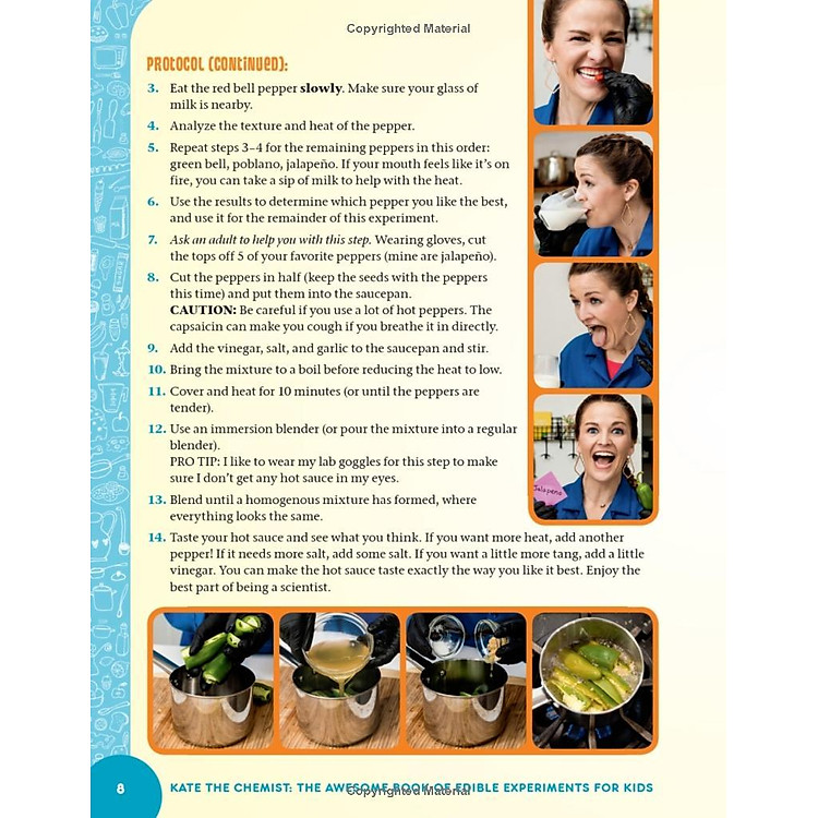 Kate The Chemist: The Awesome Book Of Edible Experiments For Kids - Ảnh 5