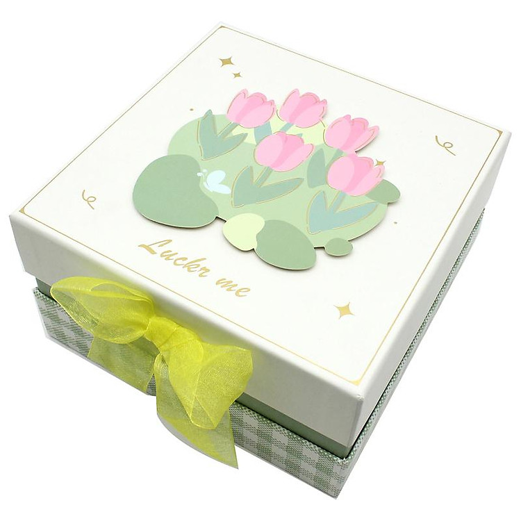 Hộp Quà Vuông Nắp Rời Size Nhỏ 15 x 15 cm - Ảnh 3