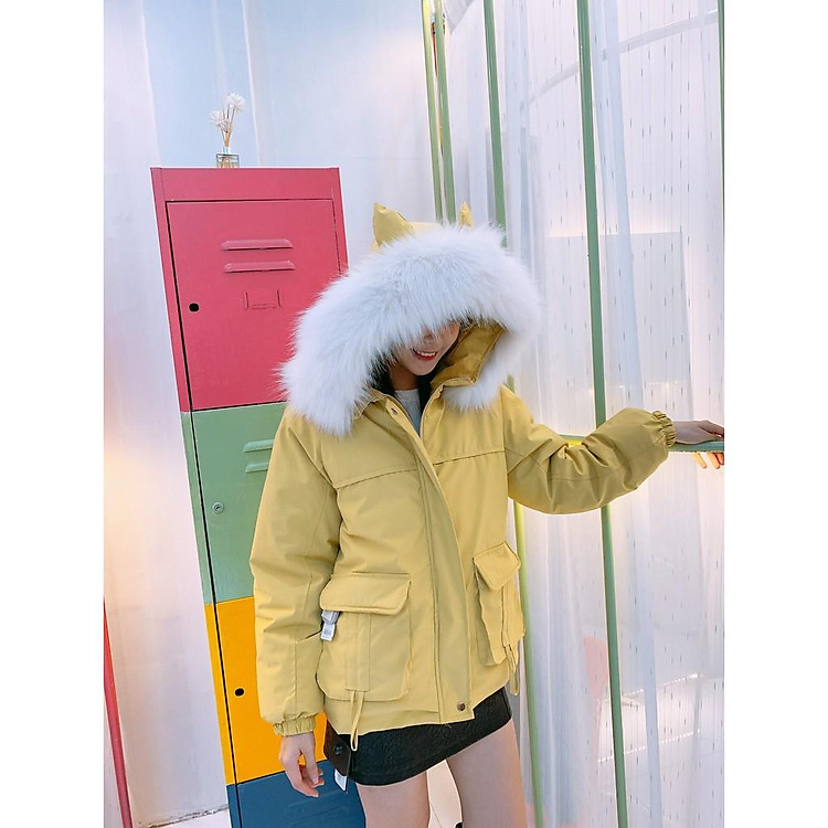 ÁO KHOÁC PHAO TAI THỎ