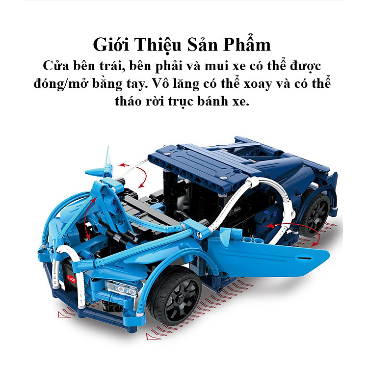 Mua Bộ Đồ Chơi Xếp Hình Bugatti Chiron Chính hãng Tiết kiệm - Hình ảnh 4
